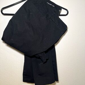 St John’s Bay Black Straight Leg Pants Size 16 Wide